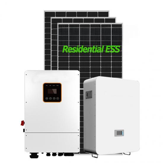 Home Storage 10KW 15KW 20KW Solar Energy Systems On Off Hybrid with Lithium Battery 20KWH 50KWH