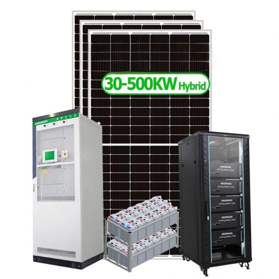 Microgrid Battery Storage Solar Energy Systems 100KW 150KW 200AK 300KW 500KW 600KW On Off Hybrid Solar Power Solution