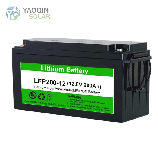 LiFePO4 Energy Storage 12V 100AH 120AH 150AH 200AH 250AH 300AH Lithium Ion Battery Rechargeable Home Power