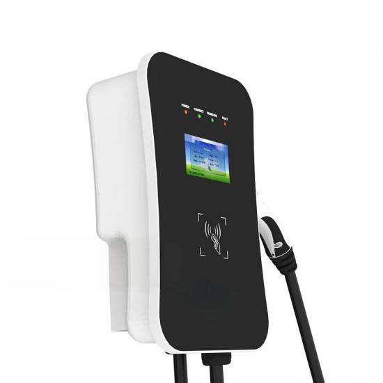 IEC 62196 Type 2 Home EV Charging Stations 3.5KW 7KW 11KW 380V OCPP with WIFI LCD Screen
