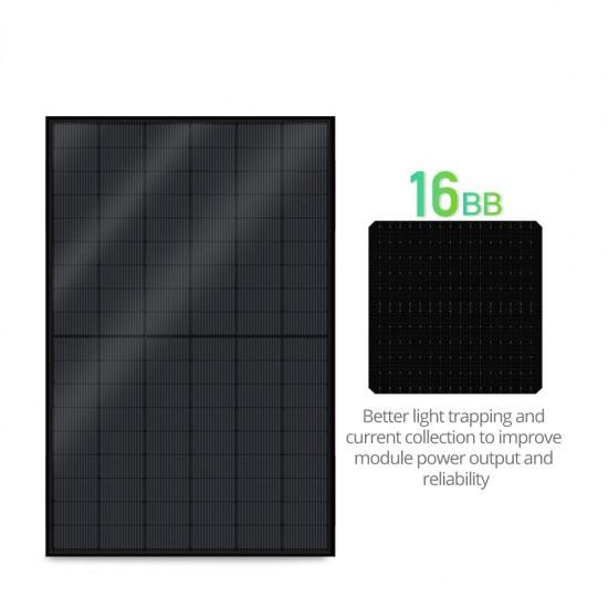 All Black TOPCon 440W 435W 430W 420W Home Solar Panels N-Type Monocrystalline 16BB PV