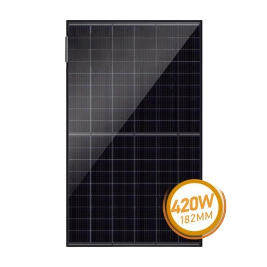 Home Solar Panels 400W 410W 415W 420W 430W 440W 450W Monocrystalline PV Module Longi Risen Black