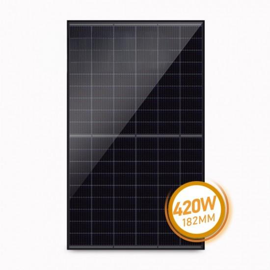 182mm Photovoltaic Module 400W 405W 410W 415W 420W Full Black Home Solar Panels IEC UL