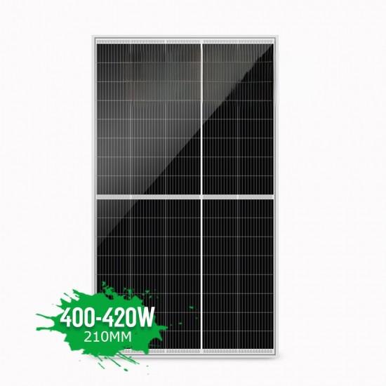 210mm Mono Photovoltaic Solar Panel 400Watt 405Watt 410Watt 415Watt 420Watt 12BB Solar Module