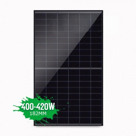 Black Photovoltaic Solar Panel 400W 410W 415W 420W Monocrystalline Solar Module
