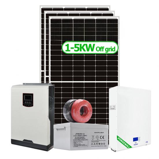 Off Grid 1KW 2KW 3KW 4KW 5KW Home Solar Energy Systems
