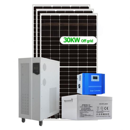 Off Grid 15kw 20kw Home Battery Storage Solar Energy Power Systems with Lithium Battery Lead Acid Battery