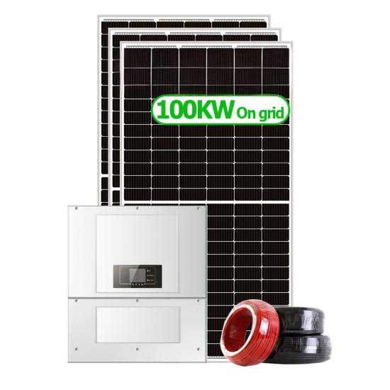 Grid Tie 80KW 100KW 120KW 150KW 180KW 200KW Solar Power System On Grid 150KW 200KW for Farm Factory