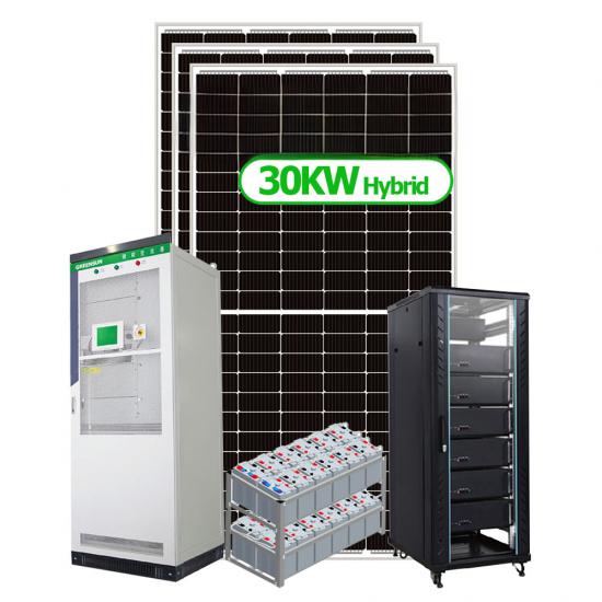 Hybrid Solar Power System 30KW 50KW 100KW Storage Energy Solar Systems Station