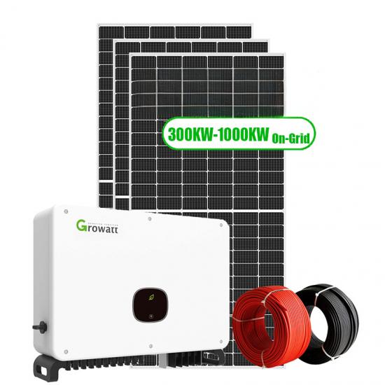 300 KW 400 KW 500 KW Solar Panel Cost Solar Power Plant Grid-Tied 300 KW Solar Panel System