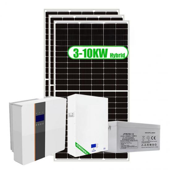 Storage Home Power Roof Solar Energy System 5kw 8kw 10kw Off Hybrid Solar Systems