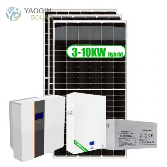 5kw 6kw Single phase hybrid solar panel system for home with lithium battery