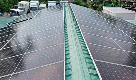 30kw hybrid system with 560w half cell solar in Philippines