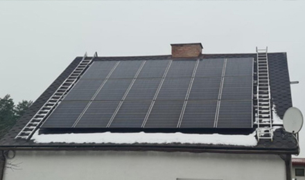10kw on grid system USe 480w shingled solar panels in Latvia