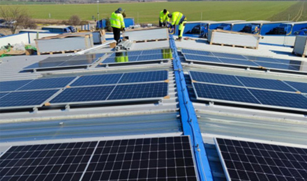300kw on grid with 560w half cell in Slovakia