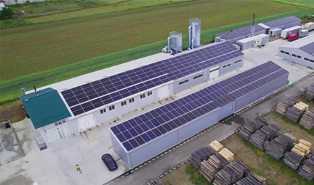 500kw on grid system use half cell 560w in Romania